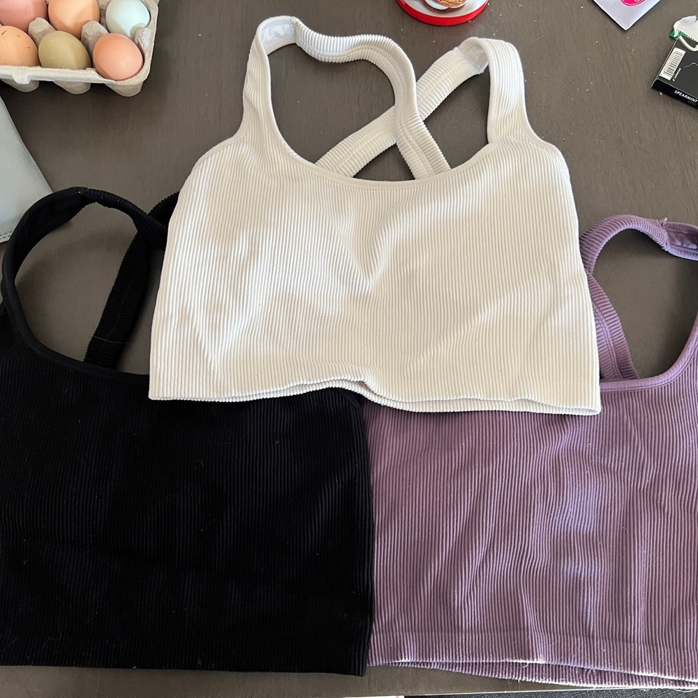 Vitality Synergy X Tanks - White, Black, and Purple